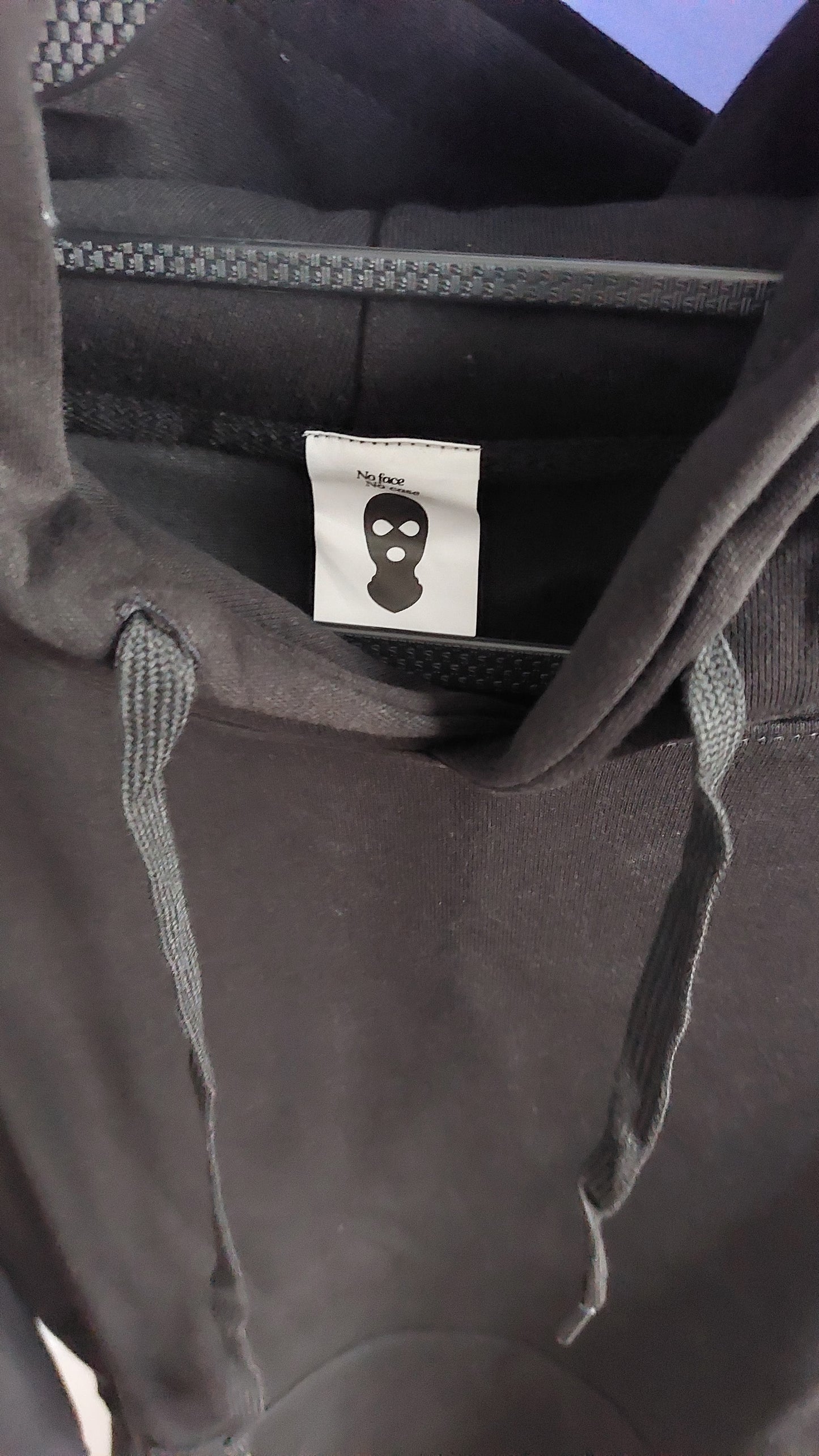 The "Signature" No Face No Case hoodie