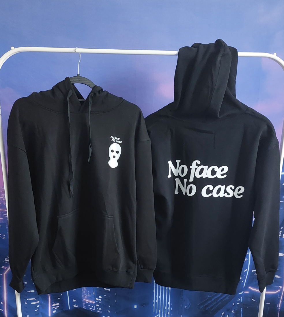 The "Signature" No Face No Case hoodie