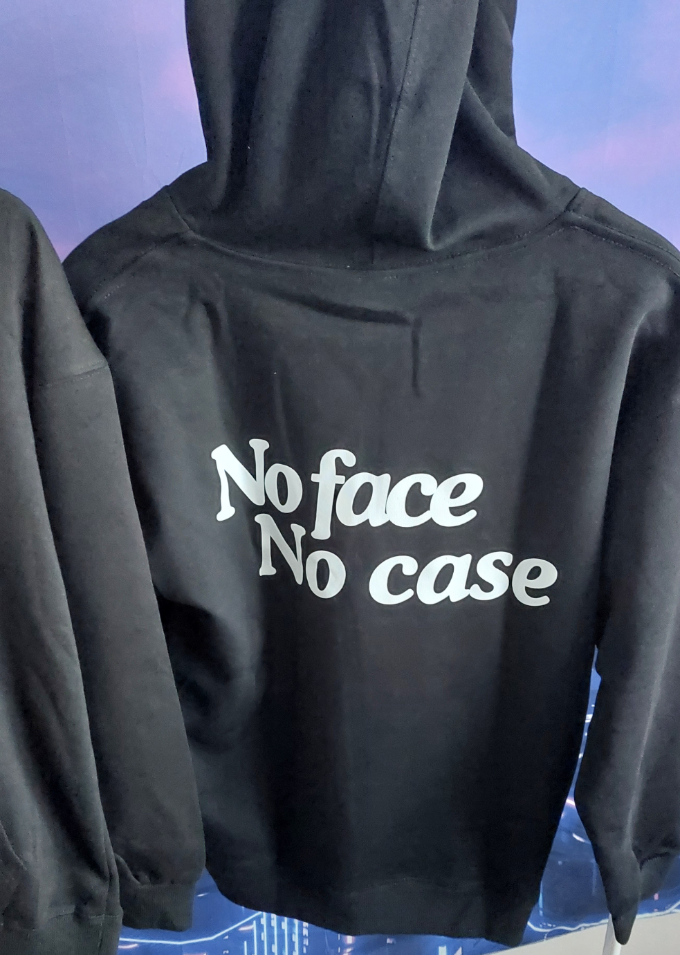 The "Signature" No Face No Case hoodie