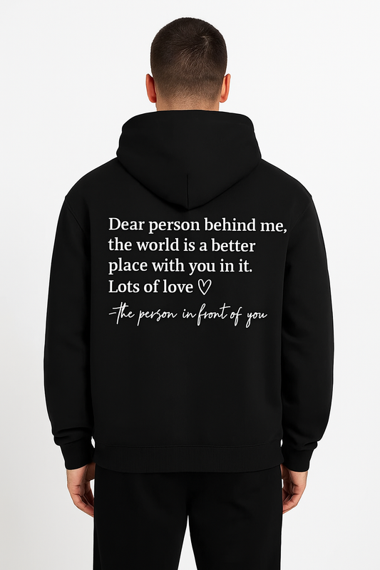 The Message Hoodie - Black